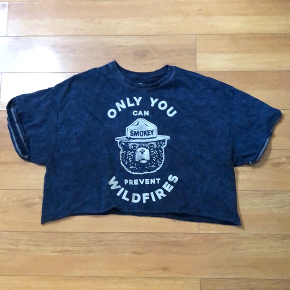 Anthropologie Tops - Smokey the Bear Prevent Wildfires Crop Top XL